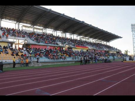A view of the running track at the Montego Bay Sports Complex in St James.