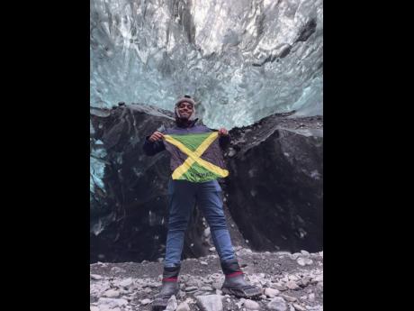 Christie recently went to Iceland with his friends and he was honoured to be representing Jamaica.