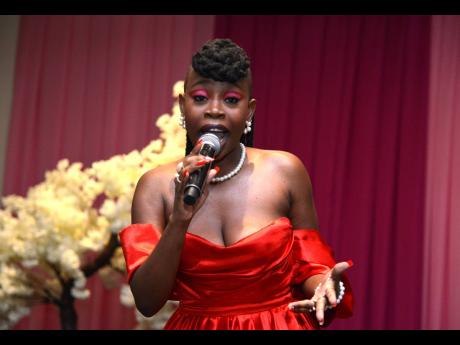Singer and song-writer Joby Jay was full of flair and feeling as she performed her top tracks for guests at The Distinguished awards.