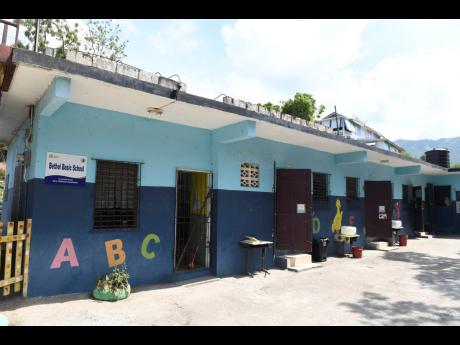 Along with space constraints, staff and students of the Bethel Basic School in Bull Bay, St Andrew, also have to contend with a dust nuisance as work progresses on the Southern Coastal Highway Improvement Project.