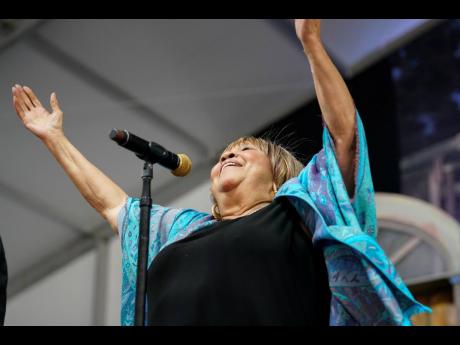 Mavis Staples rocked the stage at the New Orleans Jazz & Heritage Festival, which started its two-weekend run last Friday.
