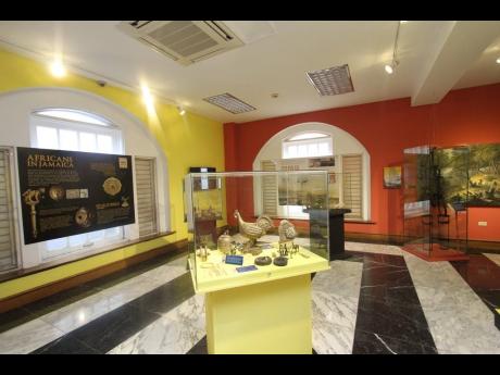 A perspective of the permanent exhibition ‘Montego Bay to the World’ at National Museum West, located in Montego Bay Cultural Centre. 