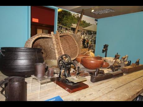 A number of post Emancipation artefacts that showcase the skills, ingenuity and hard working nature of Jamaican people. 