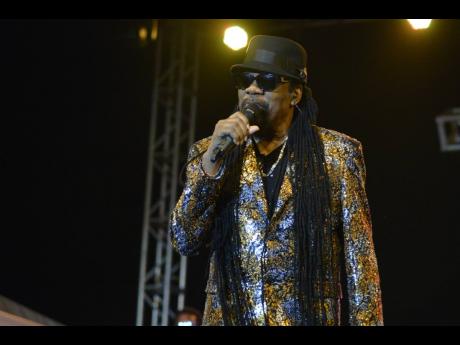 Veteran reggae singer-songwriter Glen Washington performed some of his hits at the well-attended event.