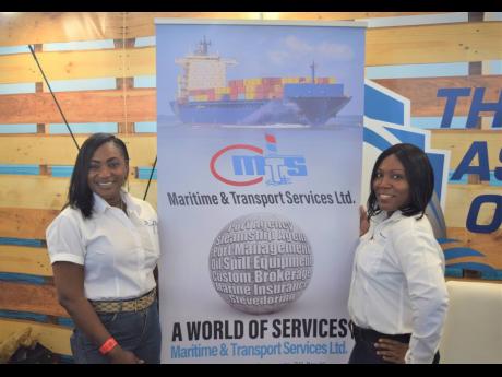It’s all in the name! The Maritime and Transport Services team was present to showcase its offerings at Expo Jamaica.