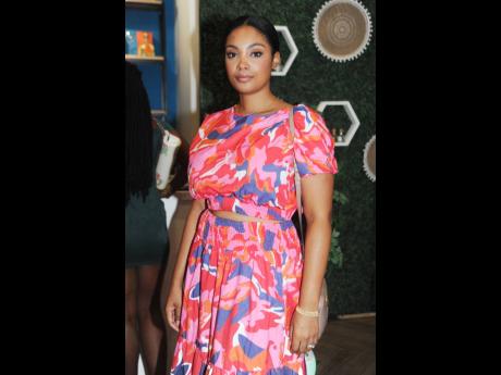 Nichelle Lee-Chin is stunning in this printed ensemble.