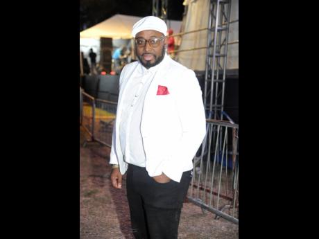 Jamaica Reggae Industry Association President Ewan Simpson is as coordinated as ever, adding a red pocket square for a little razzle-dazzle.