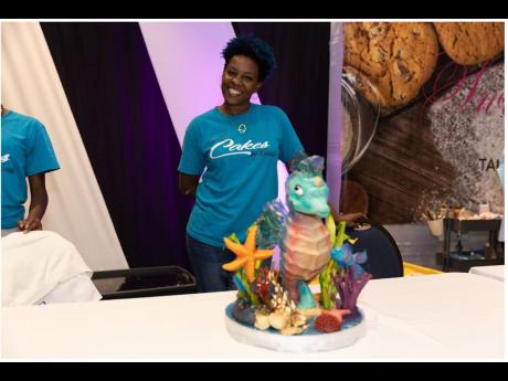 Laqueata Donaldson of Cakes by Queata collected the bronze for her cake, ‘Seahorse, the guardian of the sea’.