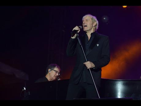 Michael Bolton performs at the sold-out An Evening with Michael Bolton: For the Children Charity Concert held at Couples San Souci. 
