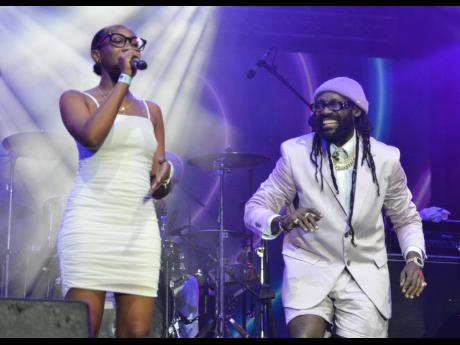 Tarrus Riley brought his daughter Tsehai on stage to sing a line from Lighter, his No. 1 collab with Shenseea.
