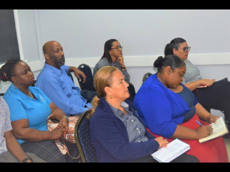 A section of the audience in attendance at the Shipping Association of Jamaica’s Data Protection Act seminar.