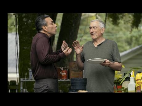Sebastian Maniscalco and Robert De Niro in ‘About My Father’.