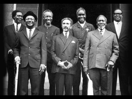 The founding fathers of OAU in Addis Ababa, Ethiopia