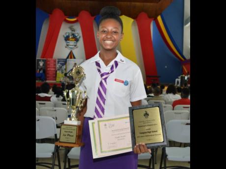 Kayla Wright, a grade-11 student of Campion College, topped Jamaica’s Mathematical Olympiad.