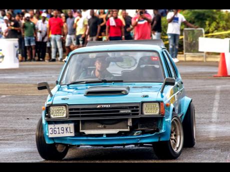 Richard Ryan’s weapon of choice was the old-school 
rear-wheel-drive Toyota Starlet.