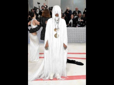 Erykah Badu attends The Metropolitan Museum of Art’s Costume Institute benefit gala on Monday, May 1, in New York.