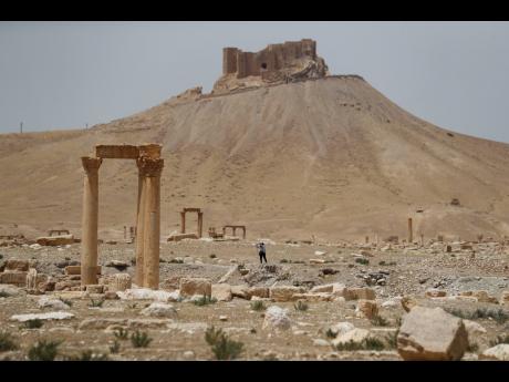 Roman ruins in Palmyra, Syria.