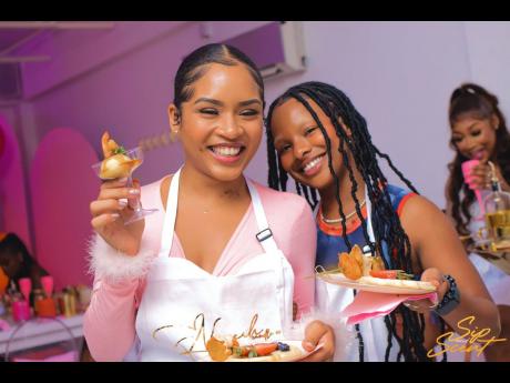 Deadra Lyew (left) and friend Rebecca ‘Becx’ Williams enjoyed the delicious food and impeccable vibe.