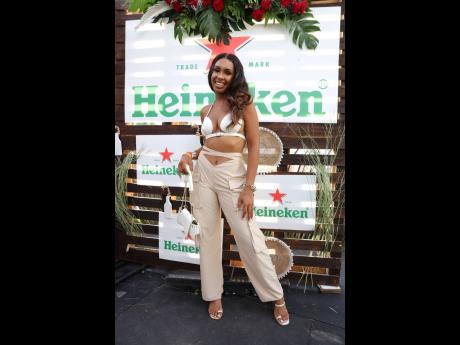 Influencer Kristia Franklin was ready for the day’s festivities.