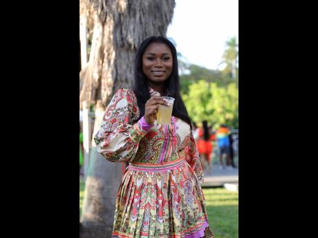 Looking gorgeous in her multicoloured, pleated mini dress was CEO of Ramsay’s Help Desk, Shudeen Ramsay.