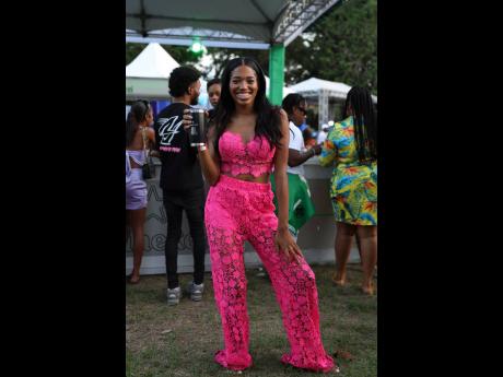 Elegantly decked out in her all-pink pants set, travel influencer Tonya ‘Ton Travels’ Williams was right on theme for Zimi Seh Brunch. 