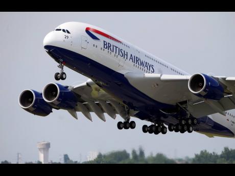 AP 
A British Airways Airbus A380 aircraft performs its demonstration flight in June 2013. The airline is reportedly one of the victims of a Russian cyber-extortion gang’s hack of a file-transfer program.