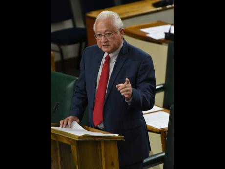 Justice Minister Delroy Chuck
