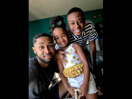 Financial services specialist, Carlton Stewart, treasures the valuable lessons his daughter Zuri and his son Jemeil has taught him.