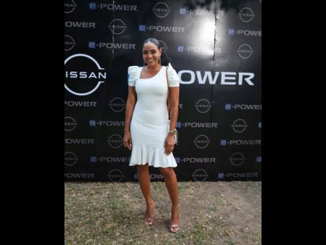 Talia Soares, host, Nissan X-Trail e-POWER launch, was all smiles as she entered the venue.