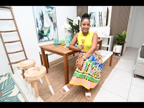 Founder and creative director of Spaces Jamaica, Janelle Pantry-Coke, brings a pop of vibrant colour to her recently staged Summer Pop Up décor showcase. 