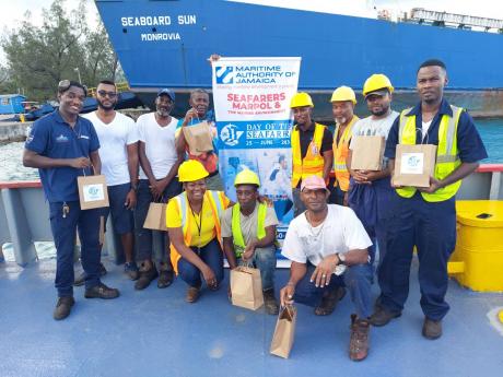 The Maritime Authority of Jamaica visited the Freeport Terminal in Montego Bay, Rio Bueno in Trelawny, and Kingston Wharves Limited in Kingston to present tokens to seafarers.