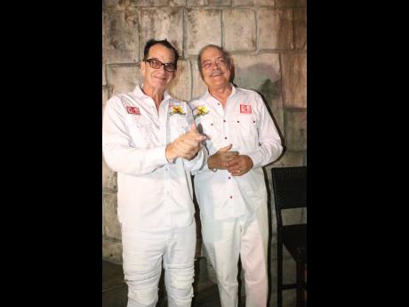 
Downsound Entertainment CEO Joe Bogdanovich (left), executive producer of Reggae Sumfest and Robert Russell, Reggae Sumfest director.