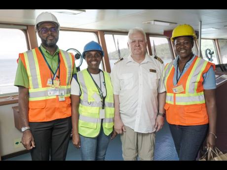 The Maritime Authority of Jamaica presented tokens to seafarers at the nation’s ports as part of its Day of the Seafarer week of activities.