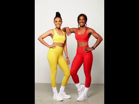 Fashion aficionado Joanna Sinclair (left) and fitness expert Patrice White created a collection inspired by personal experiences and shared visions, which blends style with comfort and functionality.