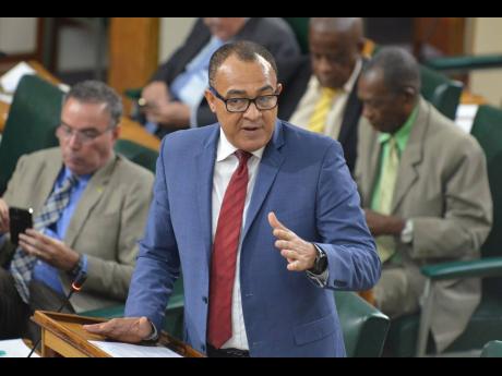 Dr Christopher Tufton, minister of health and wellness.