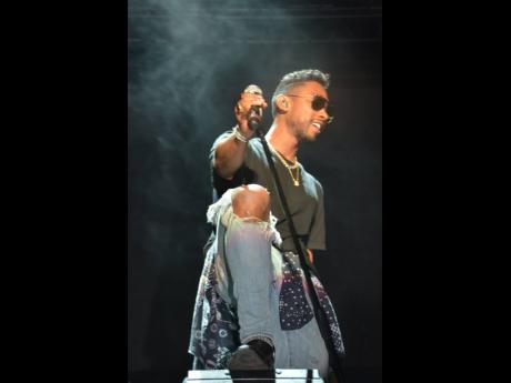 Miguel gave his all at Reggae Sumfest International Night 2 in 2013.
