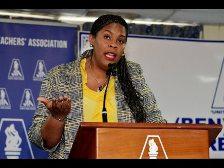 Jamaica Teachers’ Association President La Sonja Harrison.