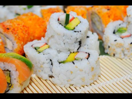 The famous California roll is mouthwatering. 