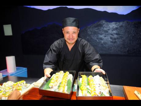 Head chef and co-owner of Sora Japanese Cuisine and Urban Lounge, Hiromasa Takahashi, shows off the best rolls you will ever taste.