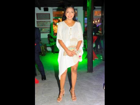 Strike a pose: Managing Director at Jamaica Food and Drink Kitchen, Nicole Pandohie, shows her support to fellow food entrepreneurs.