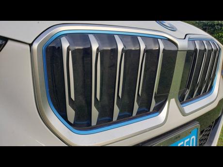 The radiator grille is done for aesthetics, as there is no engine.
