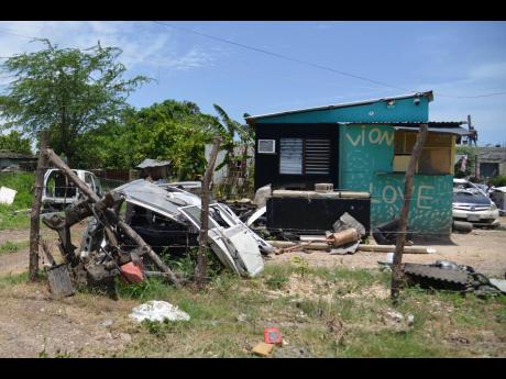 This makeshift car lot in Gordonwood in Old Harbour, St Catherine, was a site for stripping and storing stolen motor vehicles. The St Catherine police made the discovery and found 30 motor vehicles reported stolen from across the island.