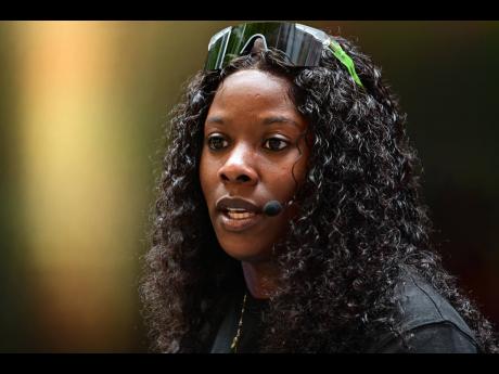 National 100 and 200 metres champion Shericka Jackson.