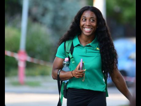Defending women’s 100 metres champion Shelly-Ann Fraser-Pryce at team training held at the Hungarian University of Sports Sciences in Budapest, Hungary on Wednesday, August 16 ahead of today’s start of the 2023 World Athletics Championships.