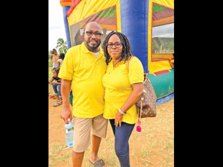 Dave and Jennifer Henderson hosted a back-to-school treat in Pleasant Hill, St Mary.