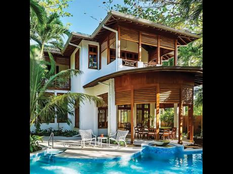 Tropical architecture that vividly absorbs all your attention.