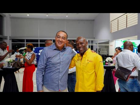 Patron of Hummingbird Charities, Dr Christopher Tufton, minister of health and wellness and Hugh Graham, managing director, Paramount Trading and member of parliament for St Catherine North Western. 