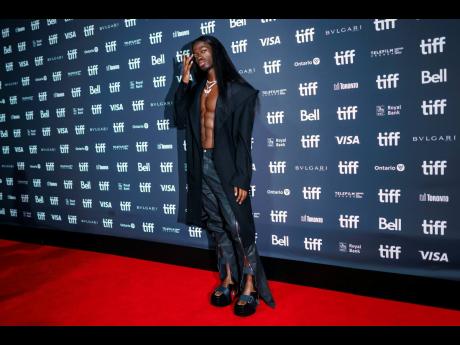 Lil Nas X arrives on the red carpet ahead of the premiere of ‘Lil Nas X: Long Live Montero’, at the Toronto International Film Festival, Saturday, September 9.