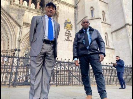 Garrick Prayogg (left) and Roland Houslin, founders of Justice For Windrush Generation.