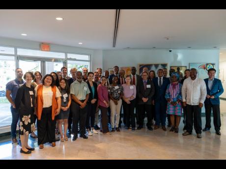The delegates of the 19th Session of the Western Central Atlantic Fishery Commission (WECAFC) held in Bridgetown, Barbados, earlier this month. In the front row, second right is Yvette Diei Ouadi, FAO Caribbean sub-regional fishery and aquaculture officer 